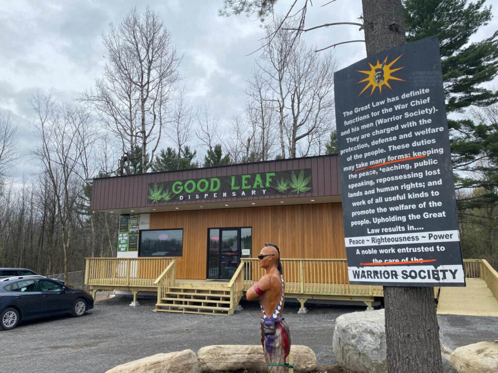 Good Leaf, a recreational marijuana dispensary opened its doors on Route 37 at the beginning of May, 2021.
(Provided photo — Vin Gallo/Malone Telegram from Adirondack Daily News)